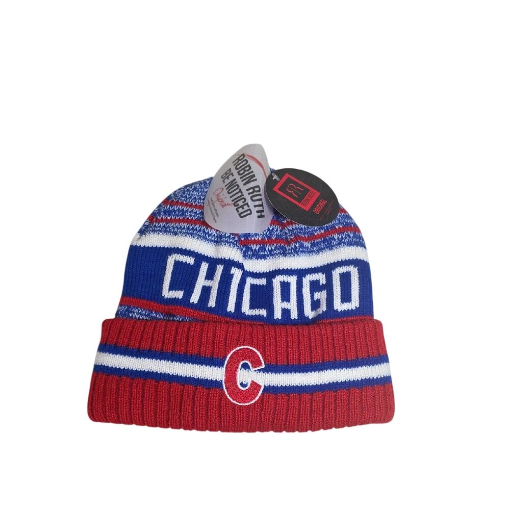 Robin Ruth Chicago Cubs MLB Knit Beanie Winter Hat NWT